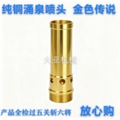 热销全套园林景观喷泉园林水池喷泉鼓泡喷泉黄铜不带管涌泉喷头