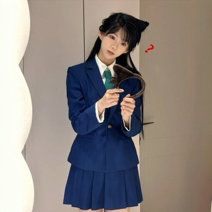毛利兰cosplay服名侦探柯南小兰万圣节衣服装扮套装漫展角色扮演