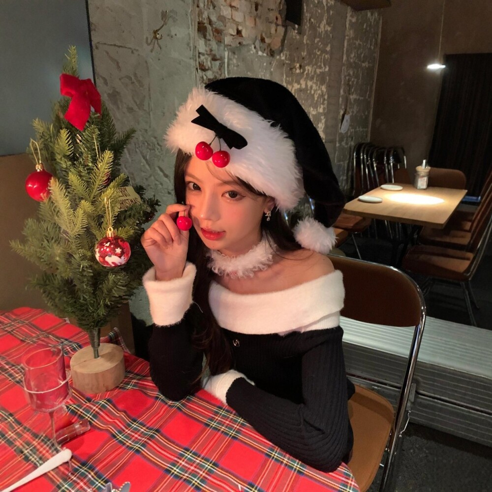 圣诞节服装成人女黑色连衣裙服饰装扮衣服cos演出服穿搭2025新款