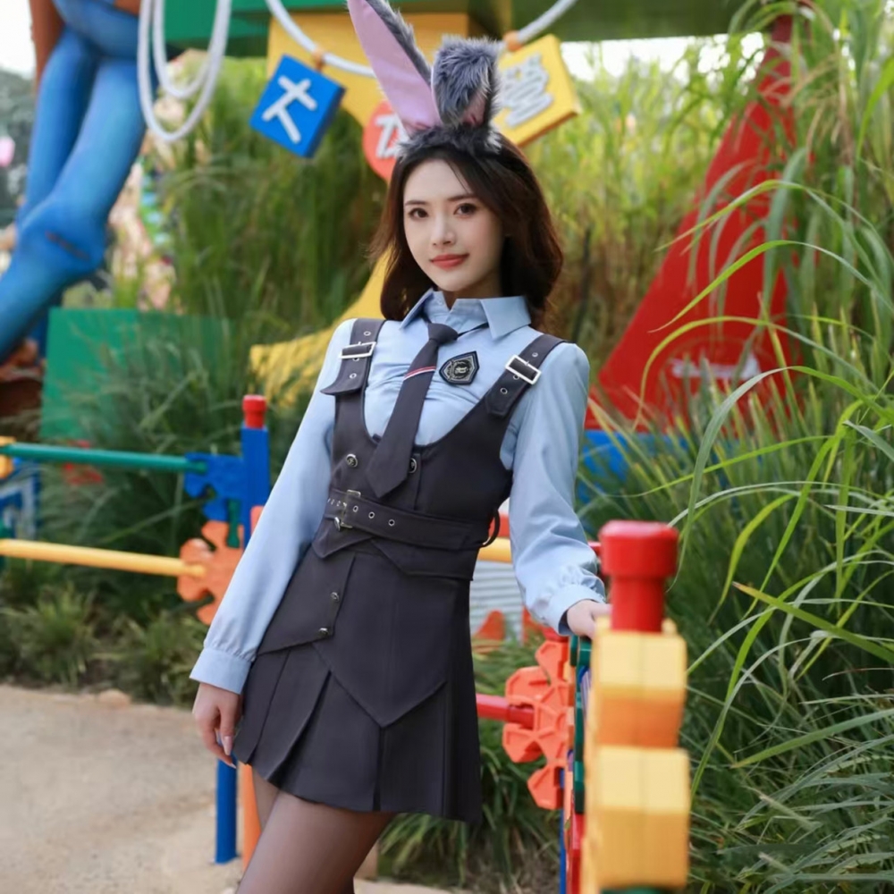 兔子警官衣服万圣节服装成人朱迪cos服角色扮演创意服饰大人装扮