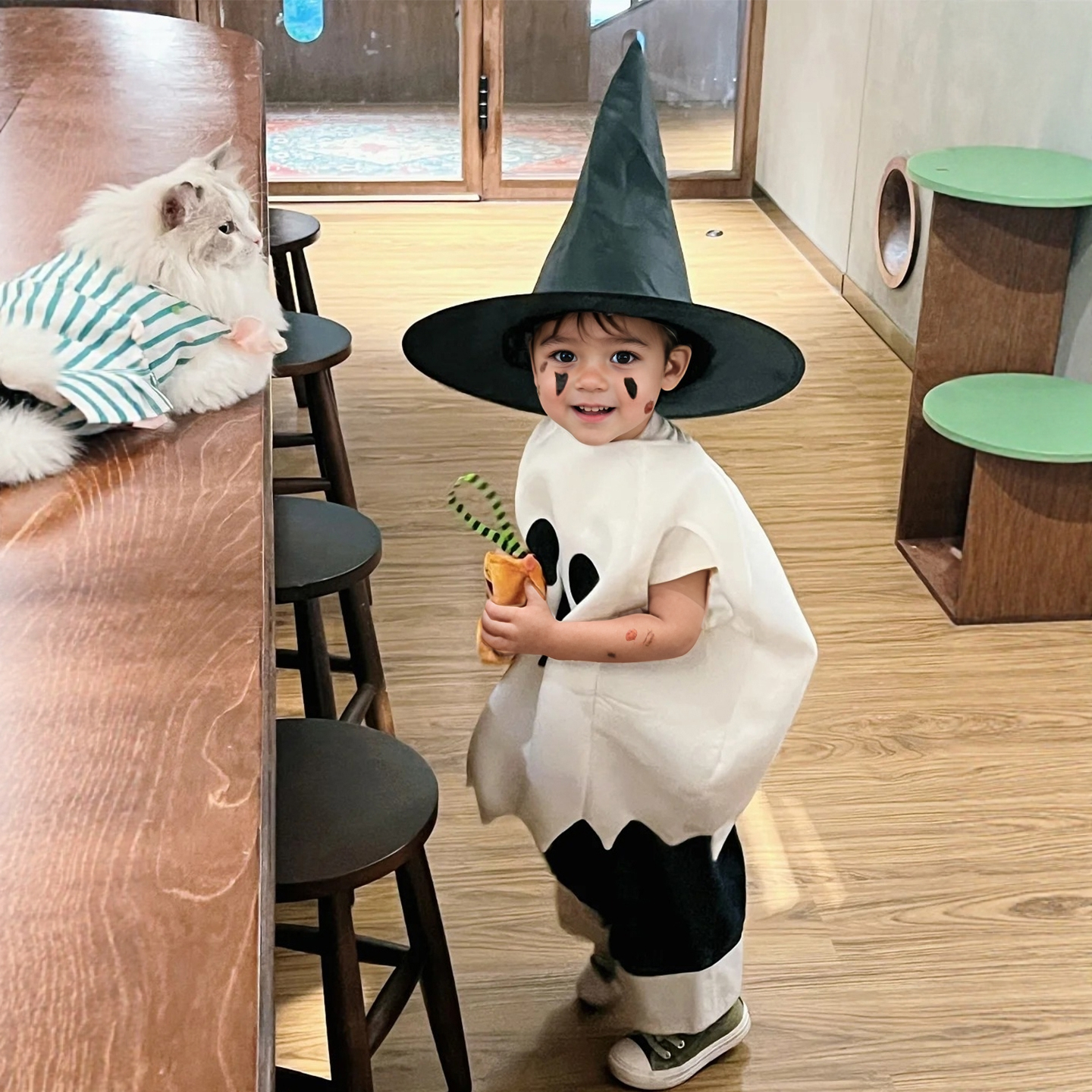 幽灵服万圣节儿童服装男童服饰cos装扮衣服男童女童幼儿园演出服