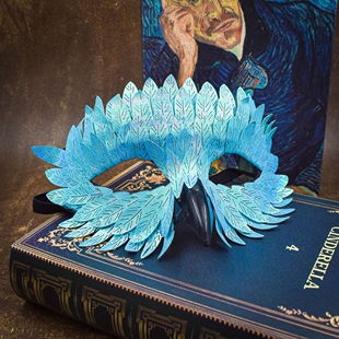 万圣节鸟嘴面具头套成人半脸cos动物面罩吓人化妆舞会派对搞怪