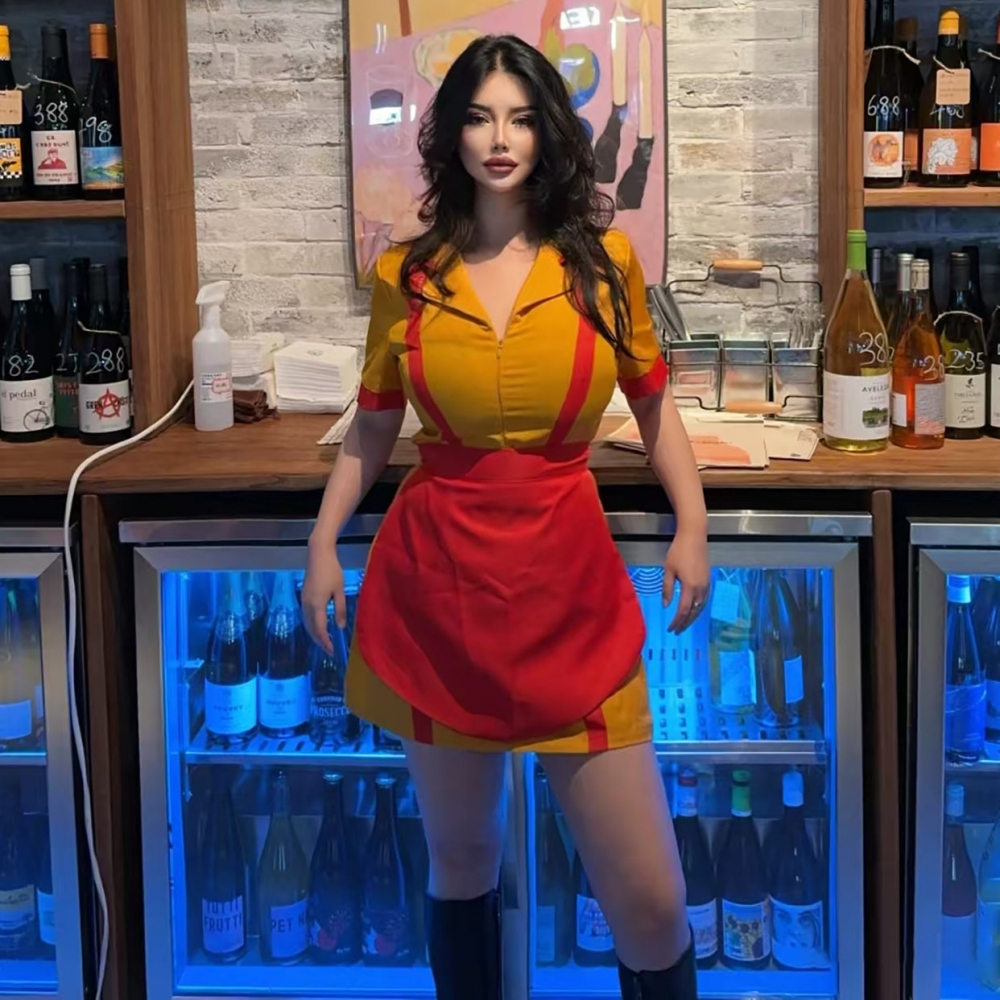 破产姐妹cos服万圣节服装成人大码女装衣服装扮大人服饰化妆舞会