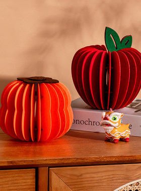 新年装饰品布艺立体桌面摆件场景氛围布置2026马年新款春节过年