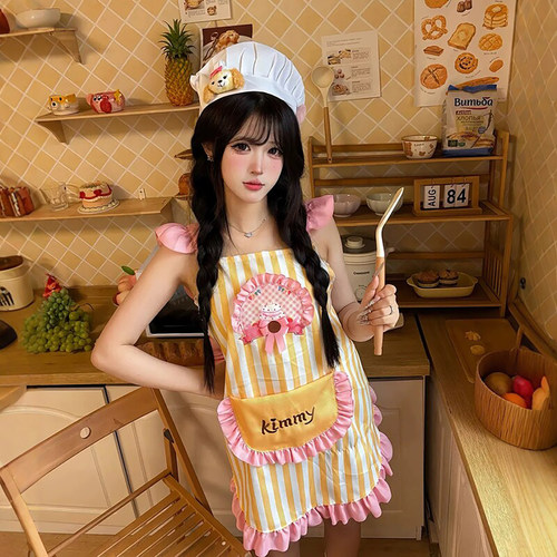 料理鼠王cos服厨师帽围裙小厨娘万圣节服装女装服饰装扮衣服套装