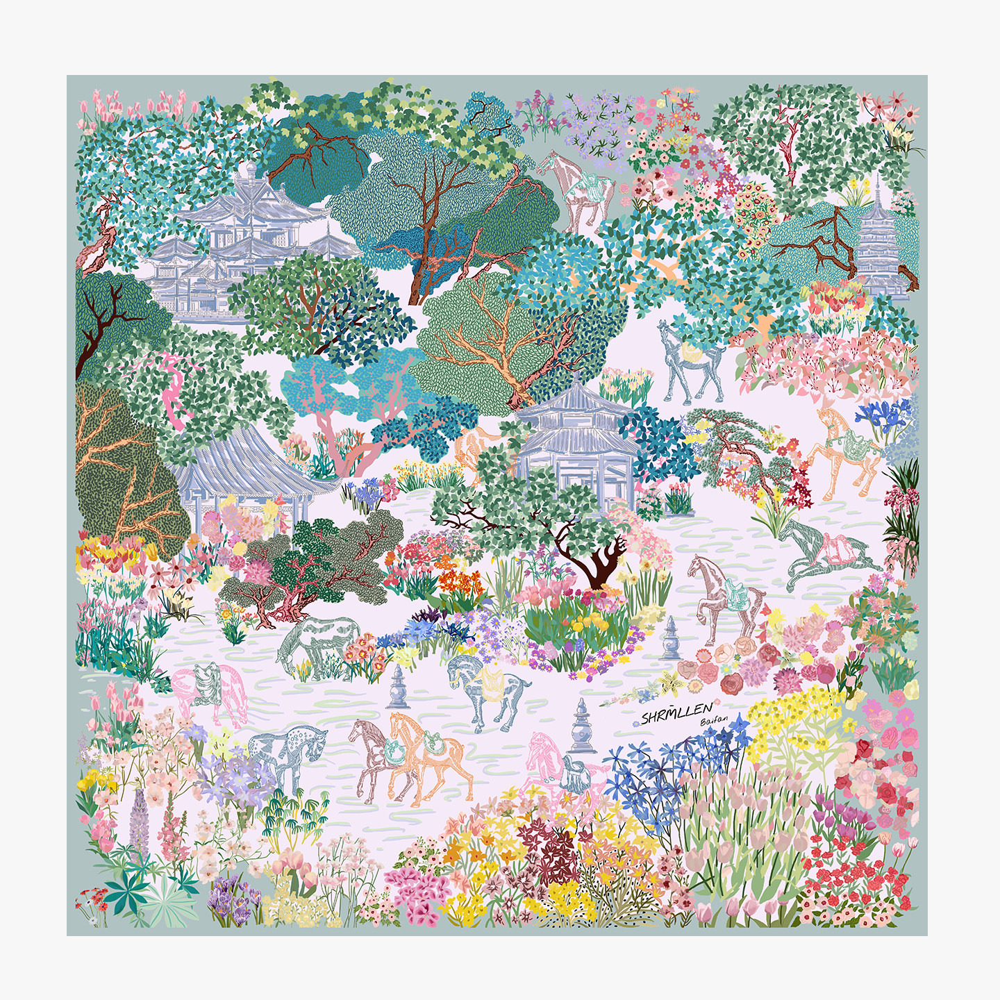 高端艺术原创真丝双面印花大方巾桑蚕丝女披肩围巾秋冬送礼丝巾,服饰配件/皮带/帽子/围巾,围巾/丝巾/披肩,淘宝优惠券,粉丝福利购,淘宝优惠卷