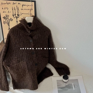 子爱2025儿童秋季新品女童韩版童装4053净色款中大童毛衣韩版开衫