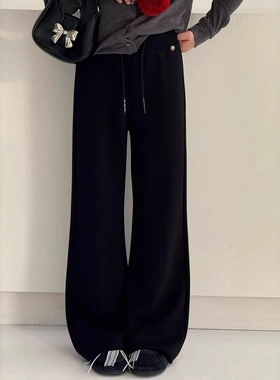 儿童裤子2026女童春季新品880503净色款中大童韩版空气果冻微喇裤