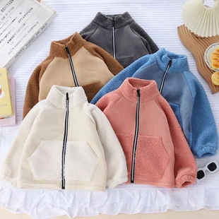 【年底清仓】秋冬儿童男女童奥利绒外套中大小童宝宝上衣外套