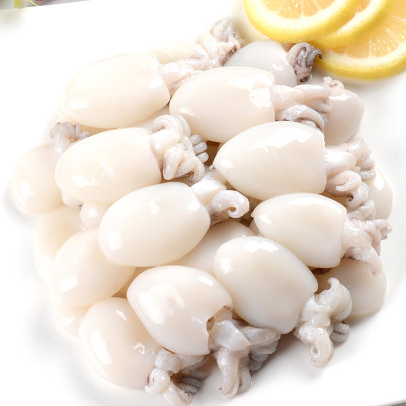 墨鱼仔鲜活冷冻鲜冻新鲜海鲜墨鱼目鱼乌贼小墨鱼仔酒店饭店商用