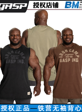 GASP盖世璞Throwback s/l铁营无袖坎肩运动背心健身宽松
