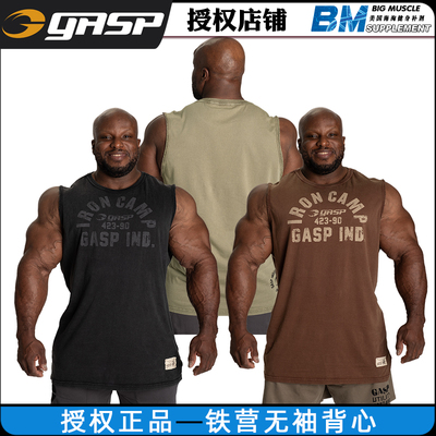 GASP盖世璞Throwback s/l铁营无袖坎肩运动背心健身宽松