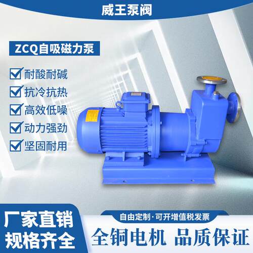 CQ自动式磁力泵厂家不钢自NYF吸Z磁力泵CQZ50-40锈-200耐腐蚀