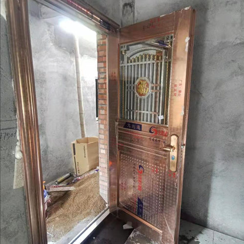 玫瑰金好东家平开黄石不锈钢