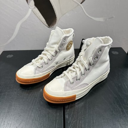 Converse匡威正品1970帆布加绒保暖男女冬款高帮休闲鞋 A04409
