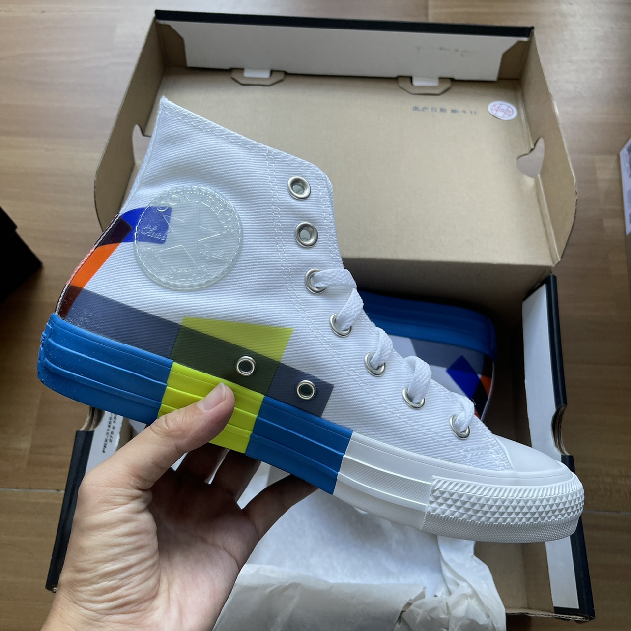 Converse 匡威 正品特价all star白色帆布高帮休闲鞋173184