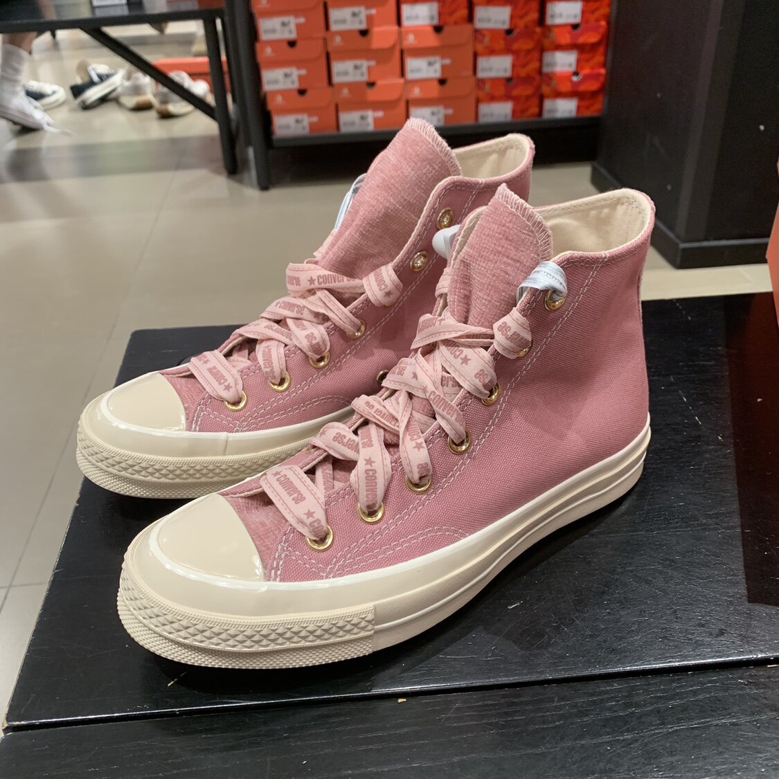 converse匡威正品1970s 豆沙色彩带鞋带男鞋女鞋高帮a07977