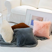 Mo Nai River Fur Đệm Rabbit Fur Gối mềm Gối hiện đại Phòng khách Sofa Đệm Giường tựa lưng - Trở lại đệm / Bolsters ghế lười phòng ngủ