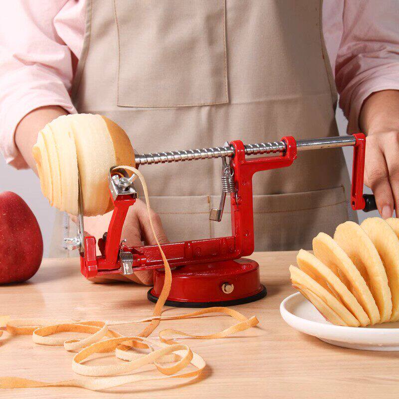 手摇削皮器削水果神器三合一苹果削皮机多功能懒人自动水果切片刀