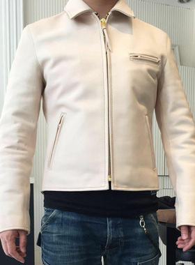 复刻天神Tenjin Works JS01 原色騎士皮衣 LANGLITZ MOCCY SCHOTT