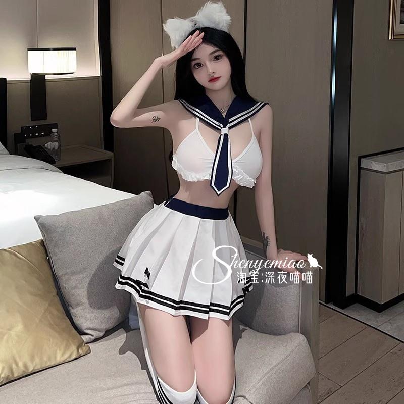 性感可爱水手服免脱jk制服纯欲Q趣睡衣超短裙情调内衣诱惑装qqny