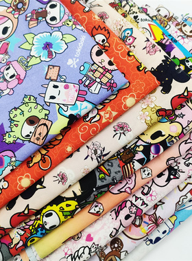 独40支纯棉男宝女宝服装床品布艺手工DIY拼布夏季裙装面料