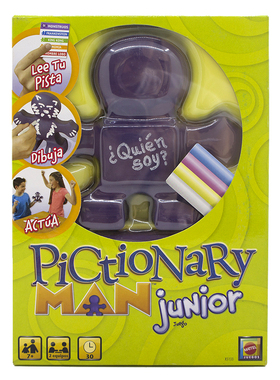 Pictionary man素描绘画人偶画图猜字卡片游戏玩偶涂鸦公仔玩具