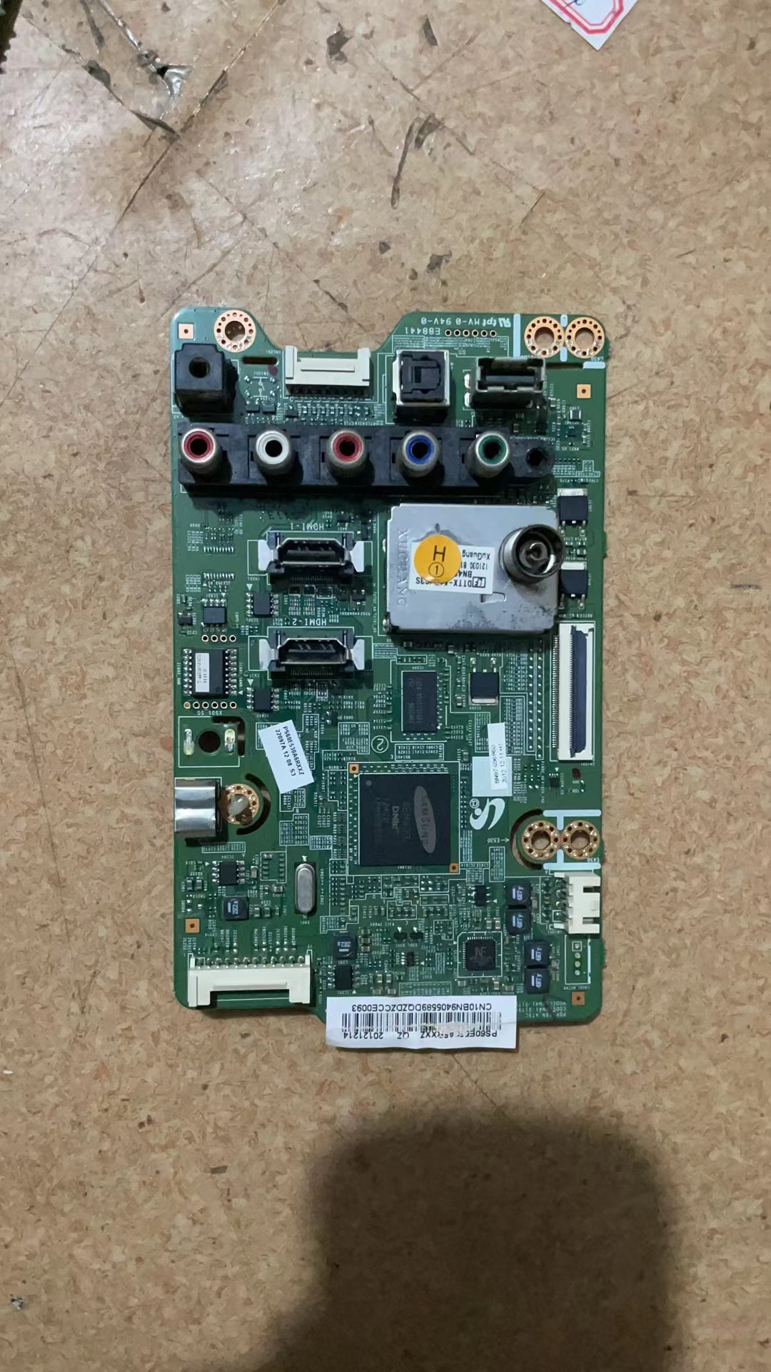 拆机三星PS60E530A6R主板BN41-01799A屏S50FH-YB02