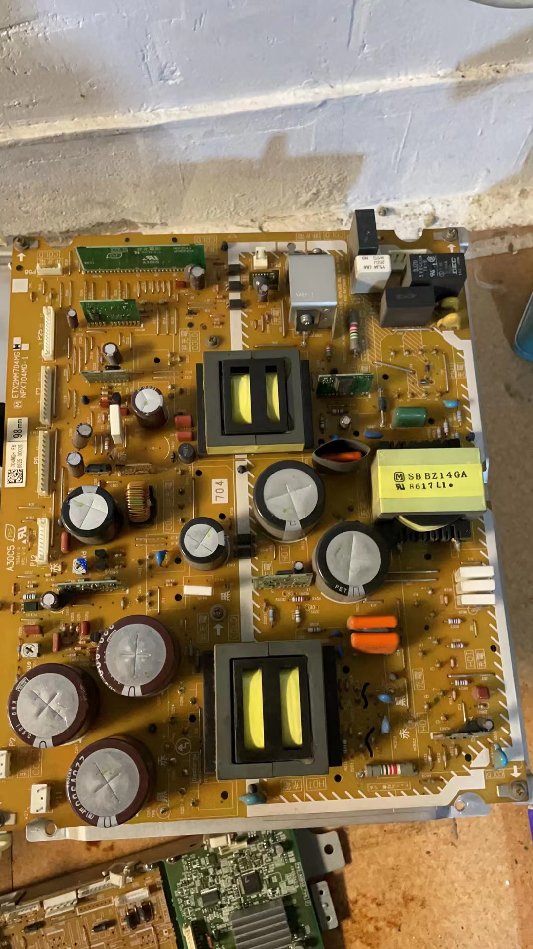 松下TH-46/50PZ80C 46/50PZ880C主电源板ETX2MM704MG NPX704MGA-1