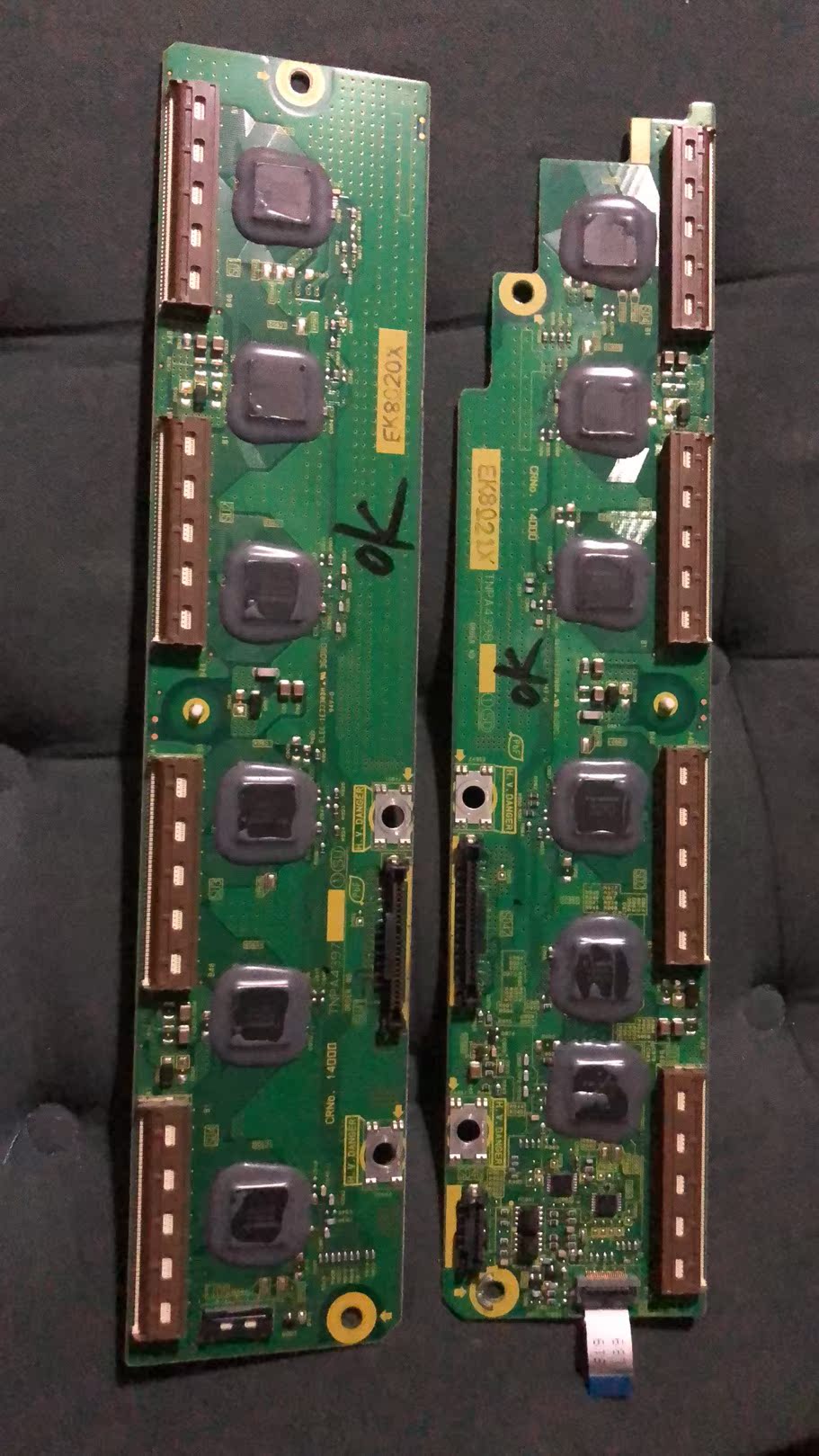 原装松下等离子TH-50PV80C缓冲板TNPA4397 TNPA4398屏MC127H27T11