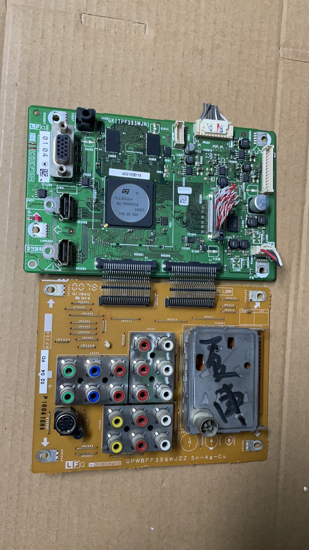 夏普LCD-40G100A主板QPWBFF394WJZZ QKITPF393WJN1屏LK400D3GA60T