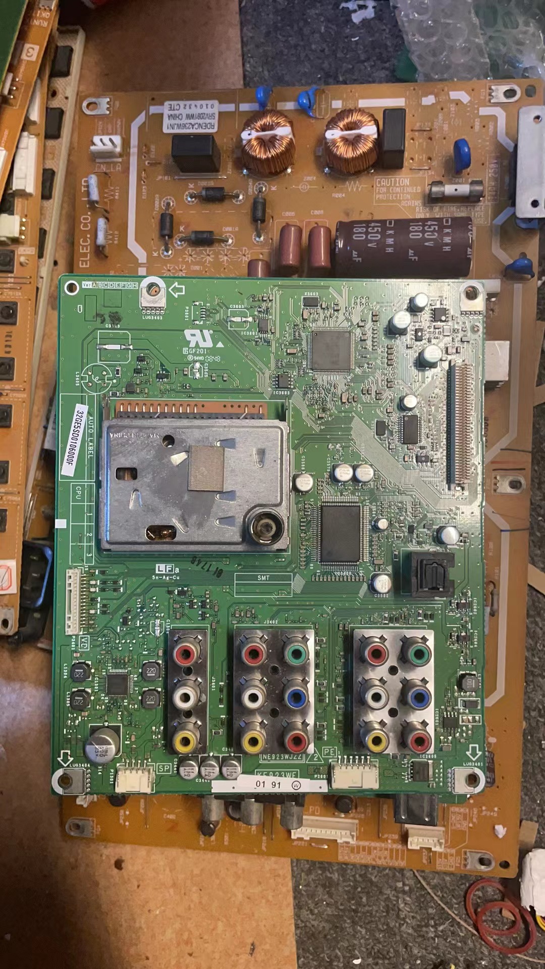 夏普37GX3 高频板DUNTKE416 QPWBNE416WJN1 伴音功放AV板