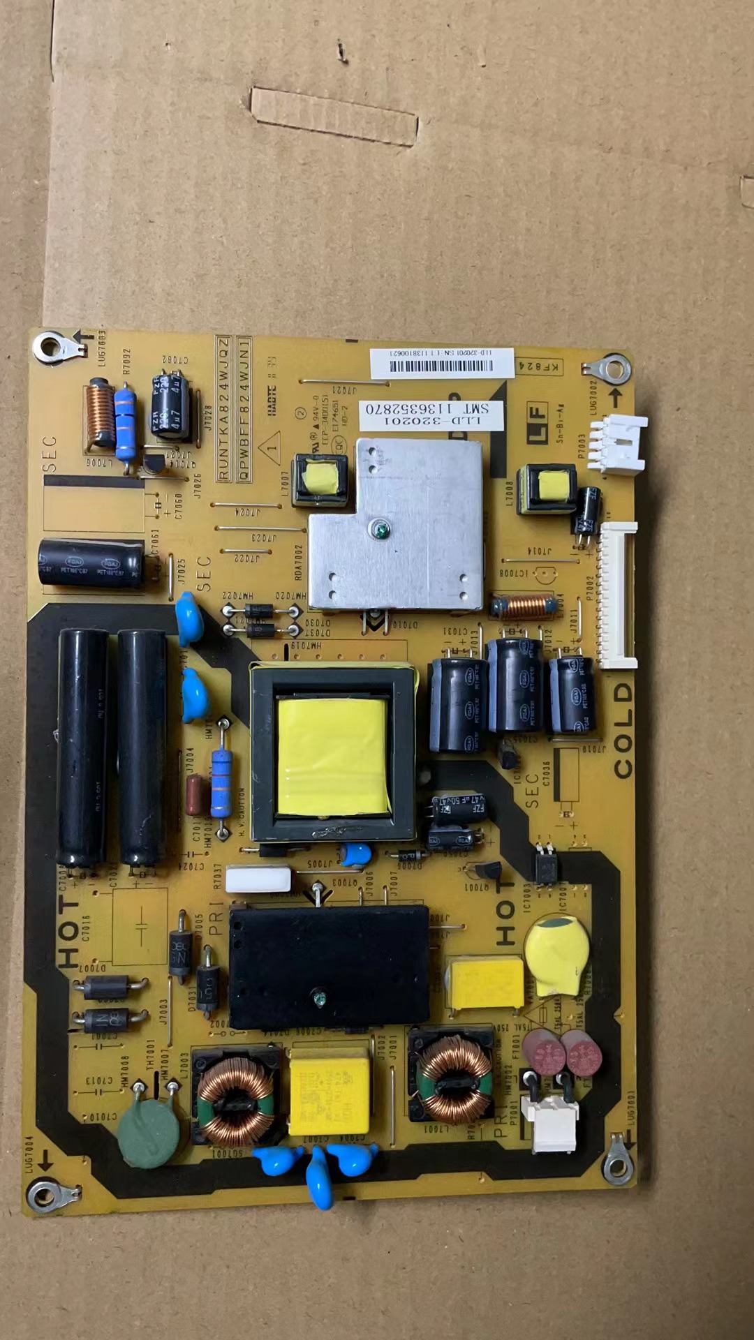 夏普LCD-26LX430A 26LX330A电源板QPWBFF823WJZZ RUNTKA823WJQZ