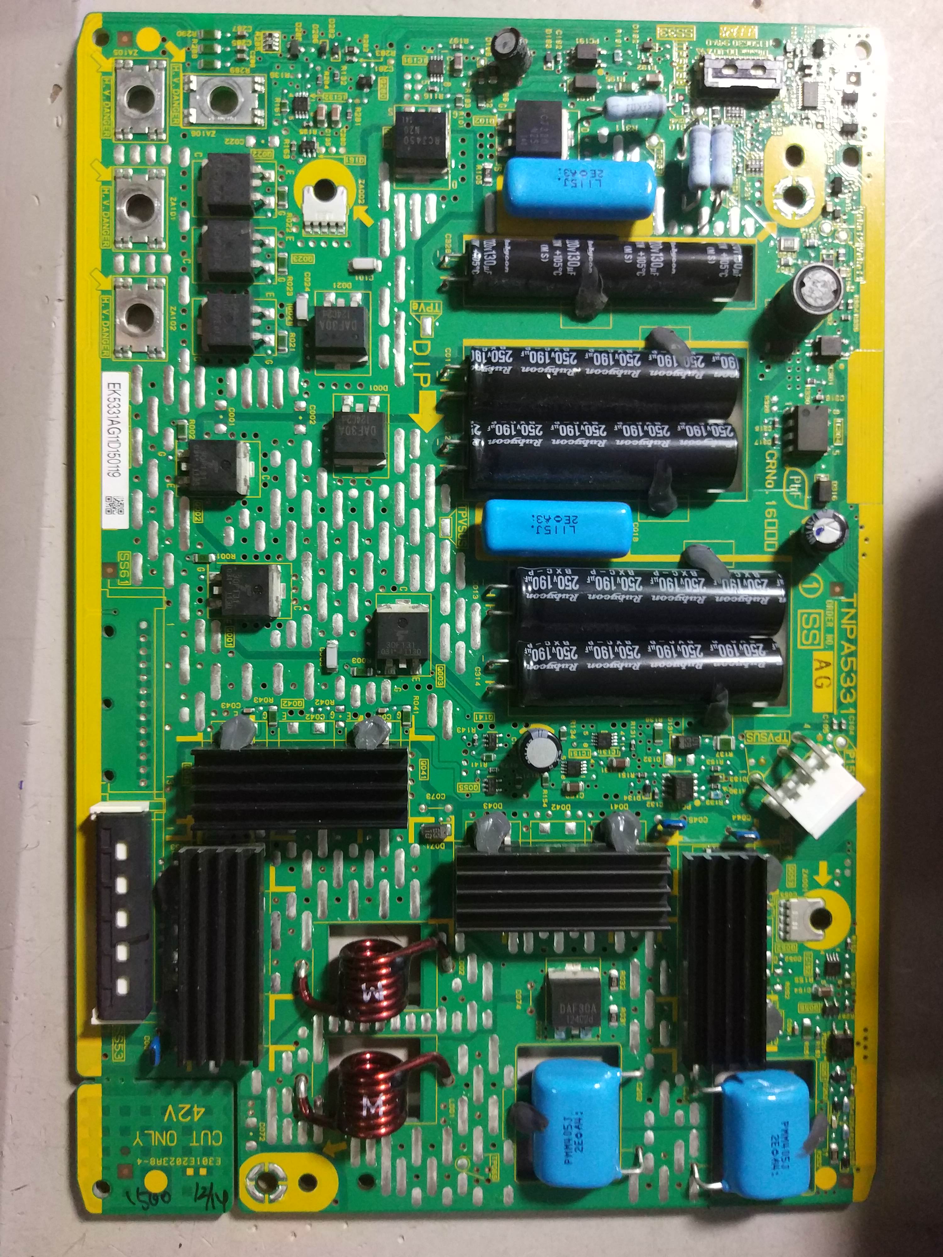 松下TH-P50ST30C TNPA5331AG SS板 屏MC127FJ1431