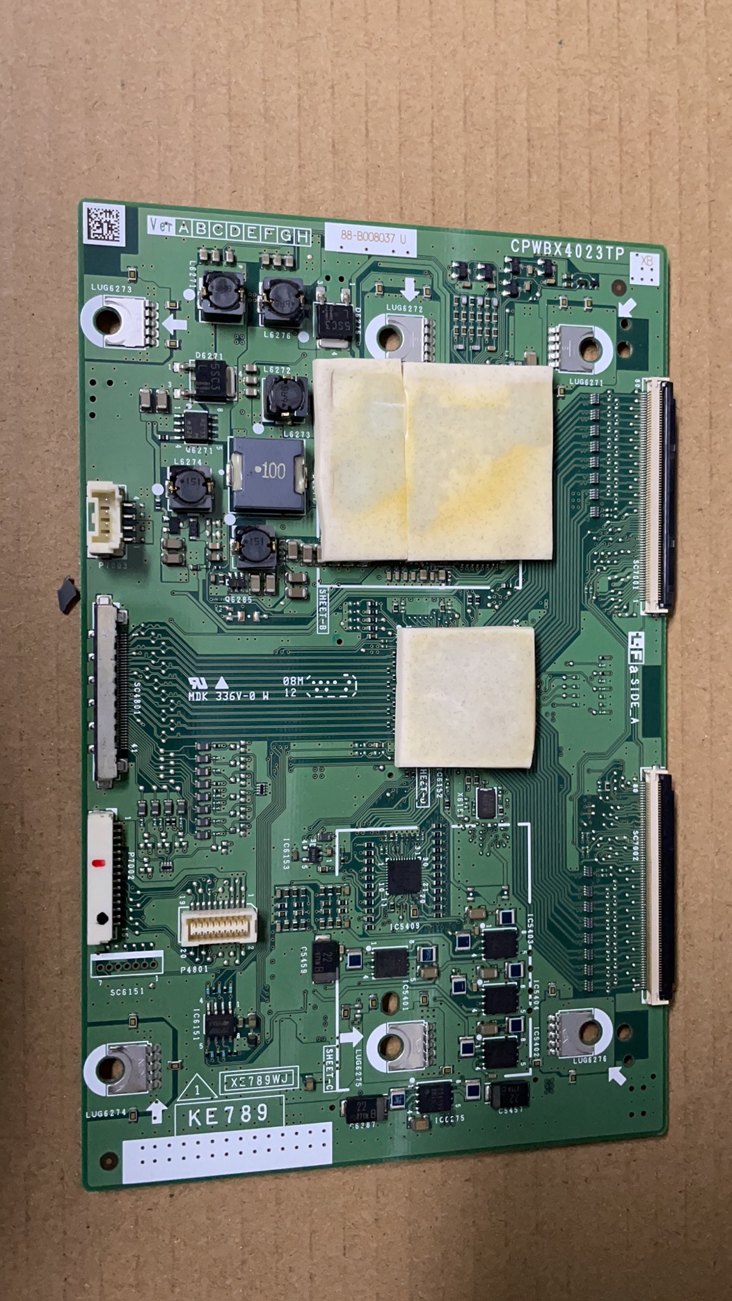 夏普LCD52GX50A逻辑板KE789 CPWBX4023TP XB ZB  XC XZ XA