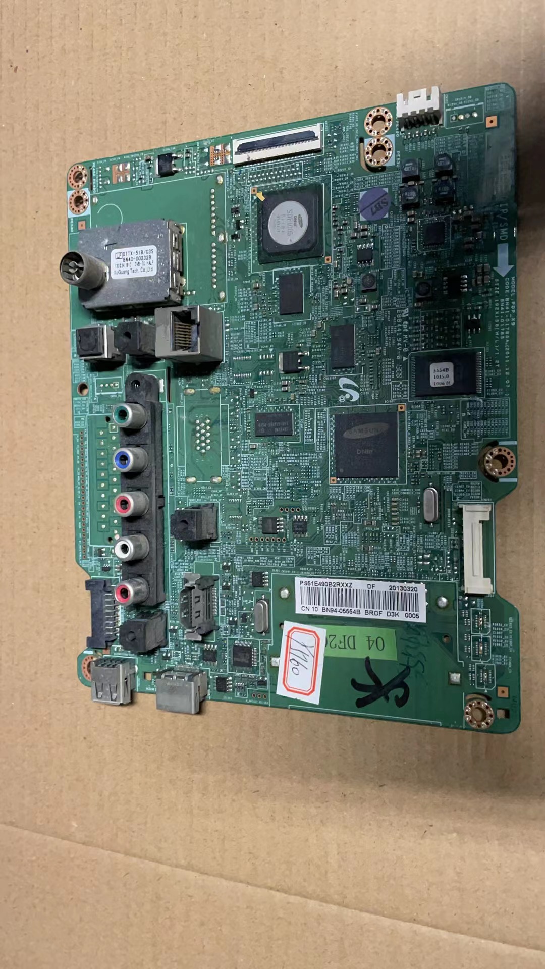 拆机三星PS51E490B2RXXZ 主板BN41-01785A 配屏S51AX-YB01