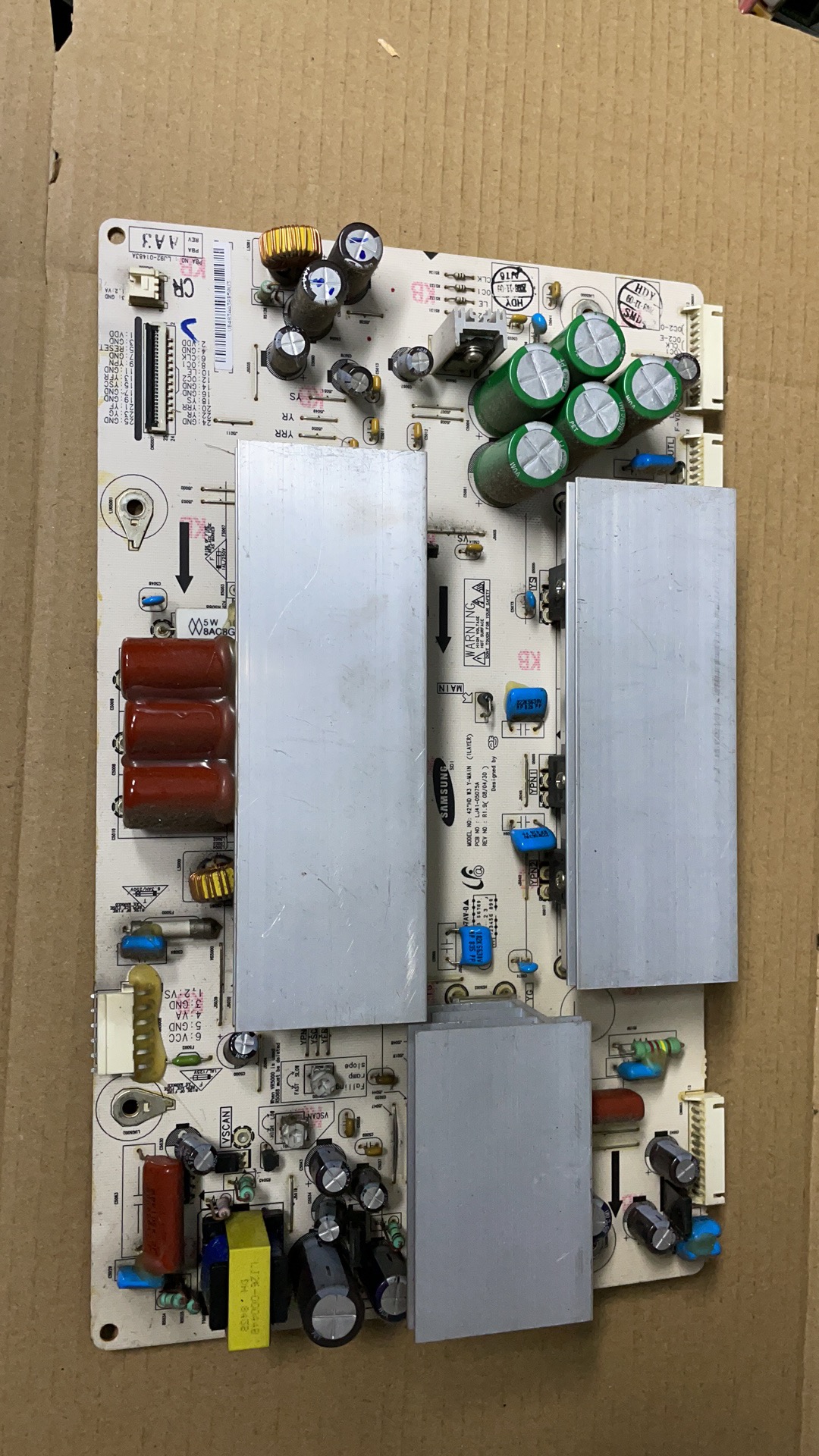 海信TPW42M69 Y板 LJ92-01483A LJ41-05075A配三星S42AX-YB04屏