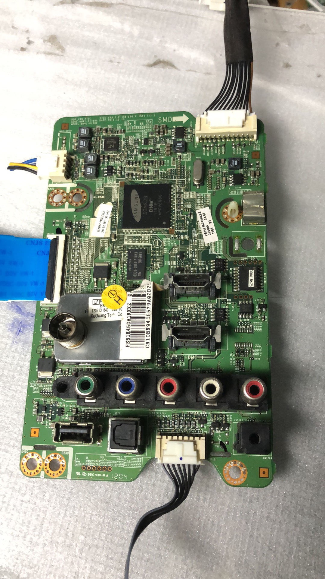 等离子三星ps51e450a1r主板