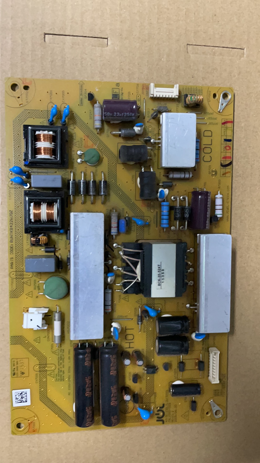 夏普LCD-40MS16A 40A35A电源板RUNTKB422WJN1 WJQZ JSL1060-003A