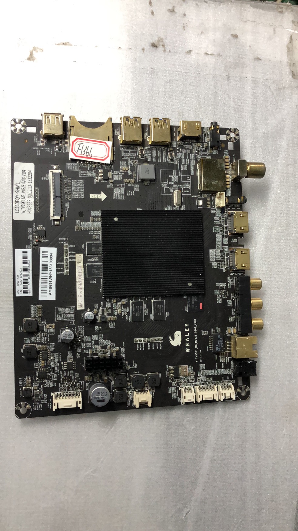 原装微鲸WTV55K1主板W-TV55K1-MB-M0828-0208-V104屏LC550EQYSHM1