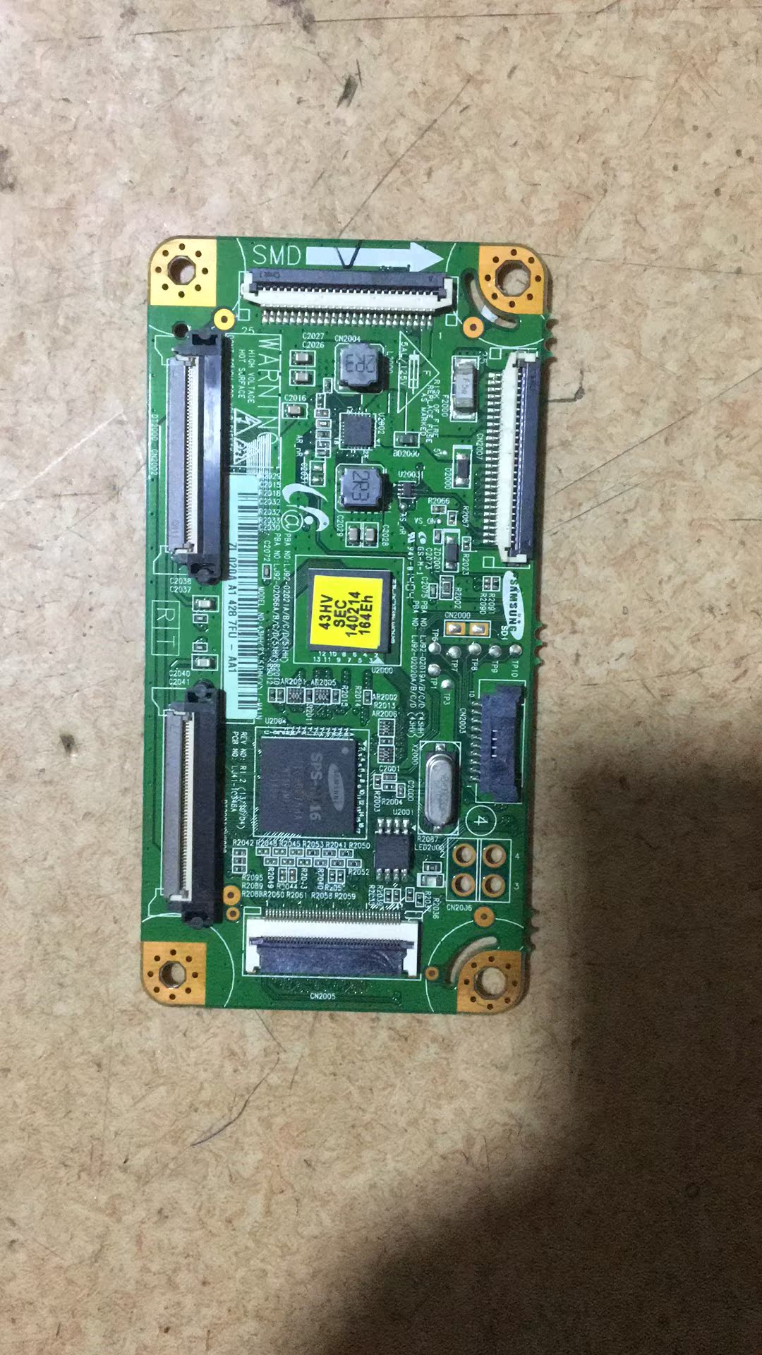 三星PA43H4000AJ逻辑板LJ41-10346A LJ92-02019A
