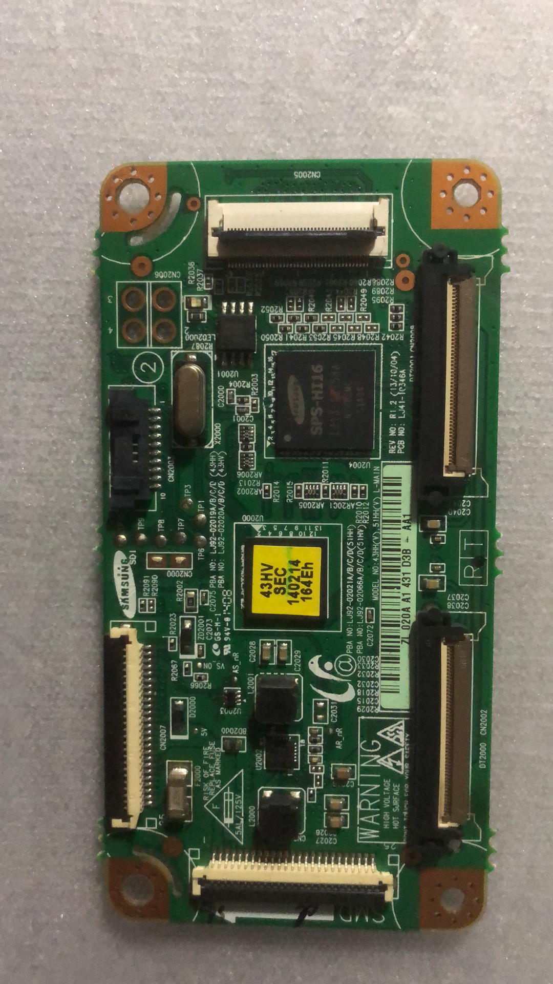 三星PA43H4000AJ逻辑板LJ41-10346A LJ92-02019A测试好