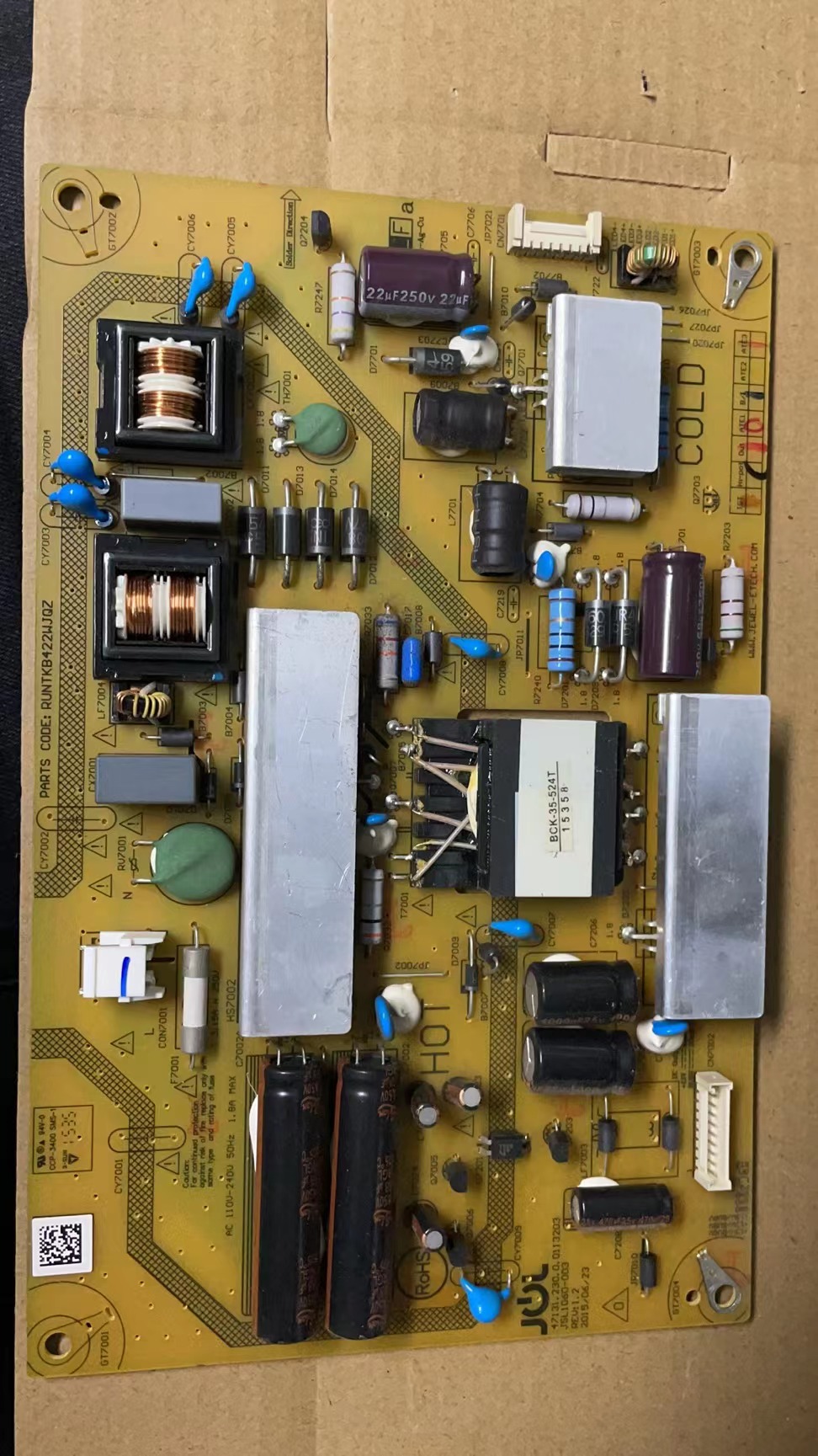 原装夏普LCD-40M3A电源板 JSL1060-003A RUNTKB422WJN1