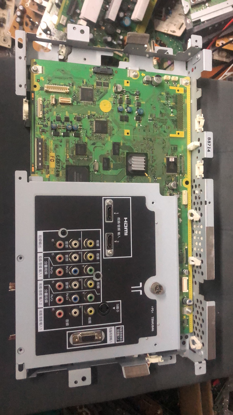 原装松下TH-42PV80C主板TNPH0713 CC 3A屏MC106H23TC11
