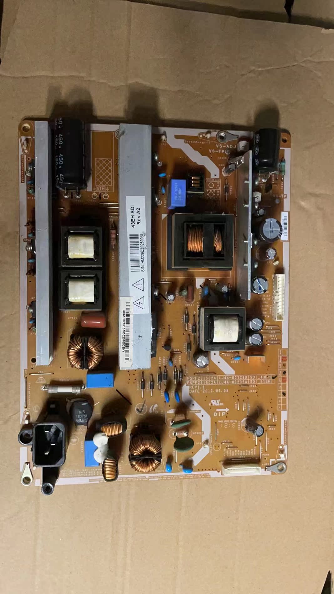 测试好!长虹等离子3D42A3700iD 电源板PSPF251502A LJ44-00229D