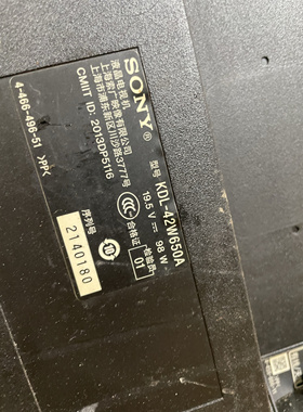 A原装正品索尼KDL-42W650A 电视主板 1-888-389-11屏T420HVF04.2