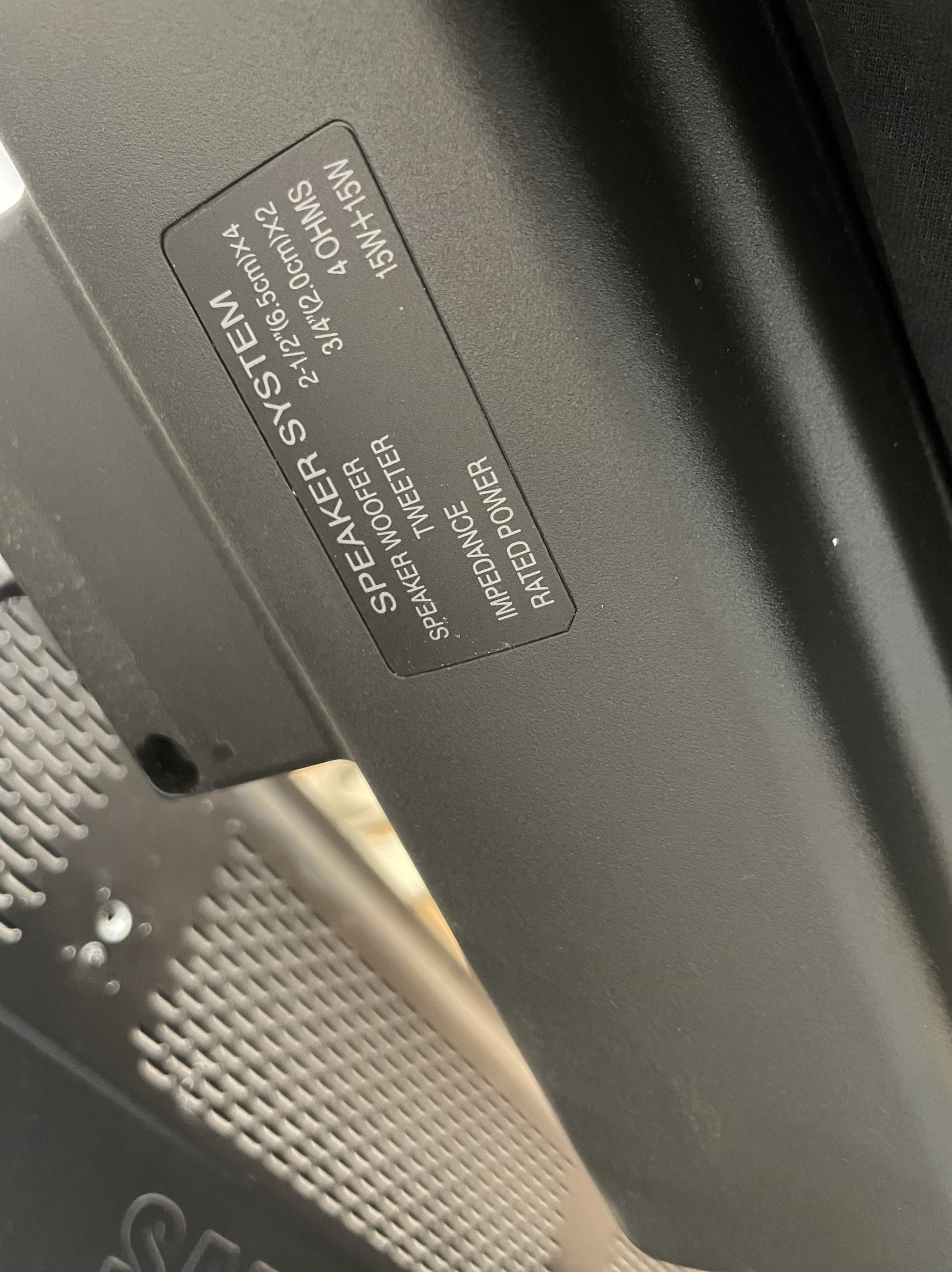 夏普 52寸电视机喇叭音柱 实物图