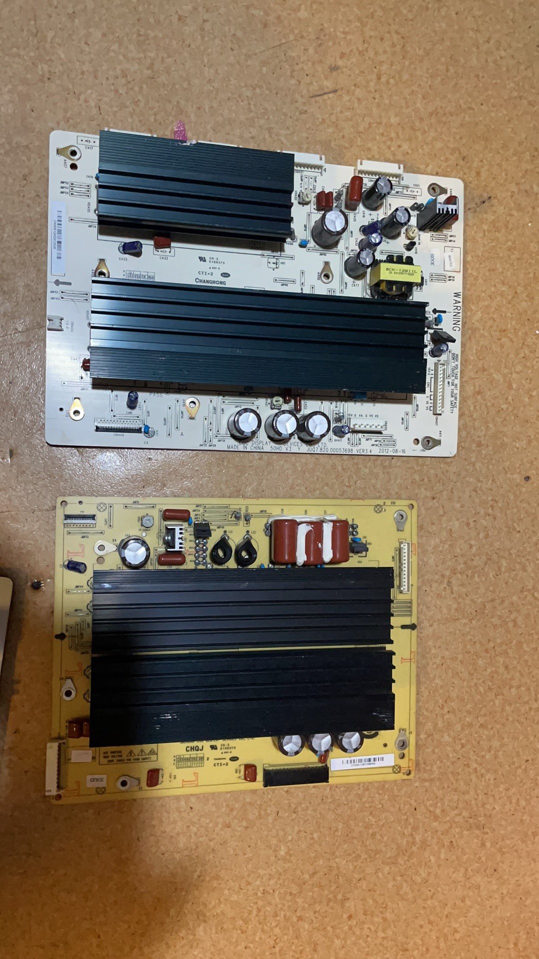 长虹3D50A3000id 3D50A3700id Y+X板JUQ7.820.00053698 00053721