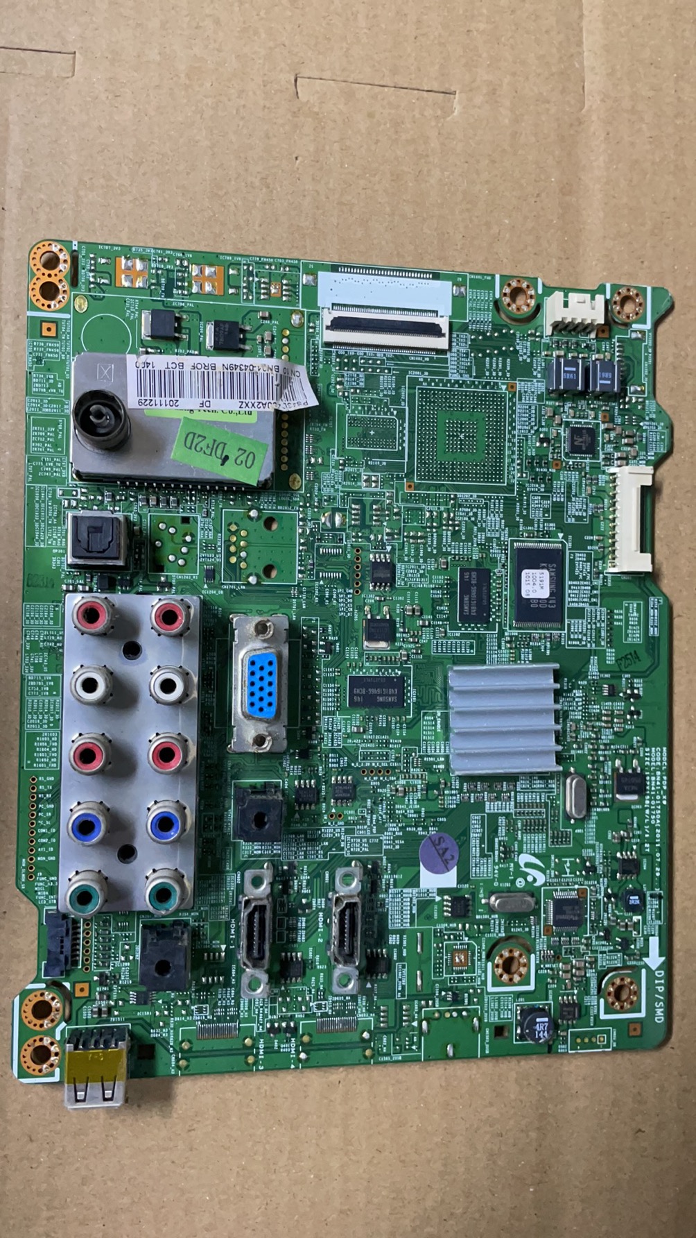 三星PS43D450A2XXZ 电视机线路主板一BN41-01590B 屏S43AX-YB01