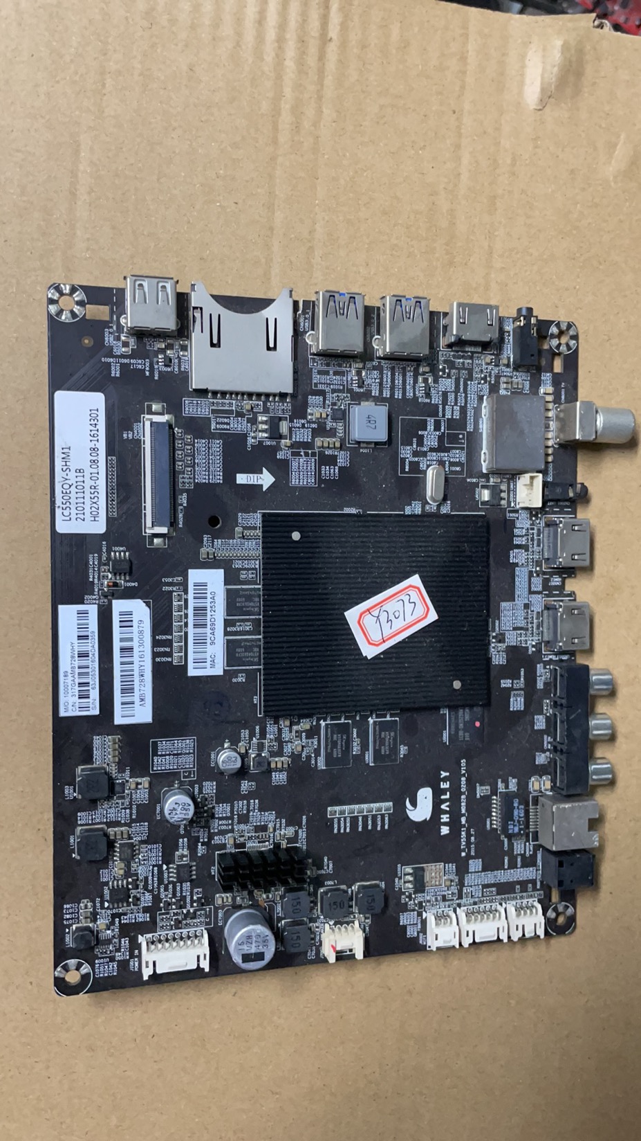 微鲸WTV55K1X主板W-TV55K1-MB-M0828-0208-V105屏TPT550U2-EQYSHM
